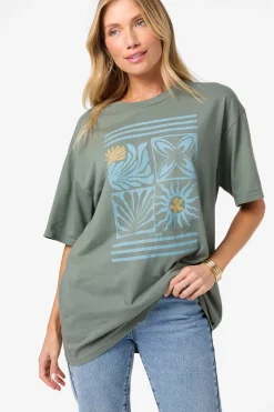 O'Riginals Elements Oversized Tee - Balsam Green | O'Neill