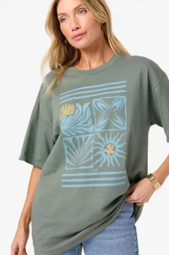 O'Riginals Elements Oversized Tee - Balsam Green | O'Neill