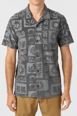 O'Riginals Era Jacquard Knit Standard Standard Fit Shirt - Graphite | O'Neill