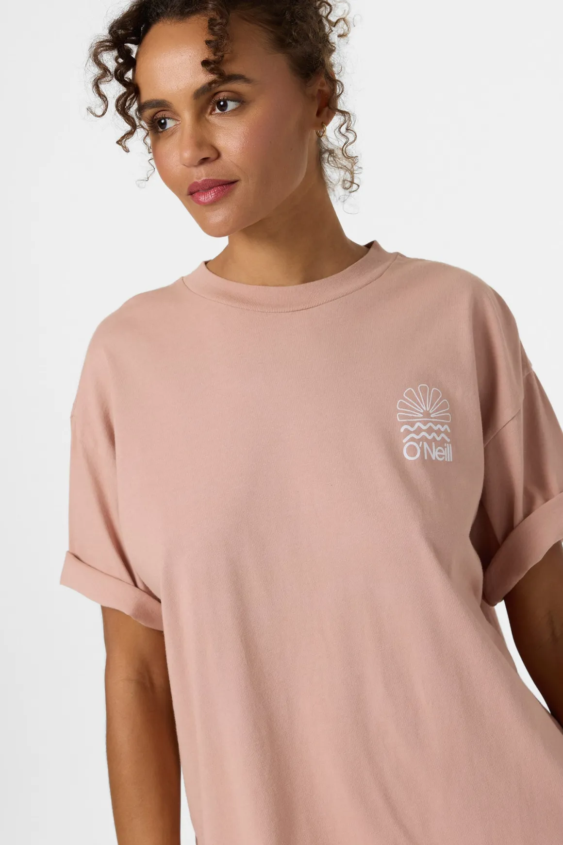 O'Riginals Horizon Oversized Tee - Deauville Mauve | O'Neill