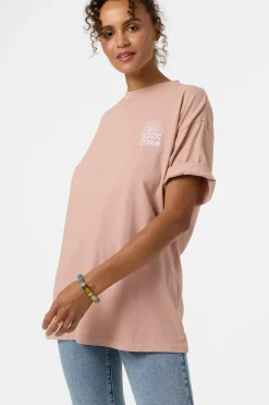 O'Riginals Horizon Oversized Tee - Deauville Mauve | O'Neill