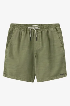 O'Riginals Shoreline Elastic Waist 18"'' Shorts - Oil Green | O'Neill