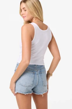 Palm Sun Scoop Neck - White | O'Neill