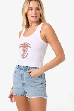Palm Sun Scoop Neck - White | O'Neill