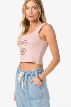 Palm Sun Scoop Neck Tank