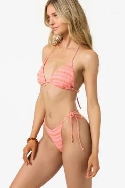 Paradise Plaid Venice Triangle Top - Sachet Pink | O'Neill