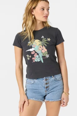 Parrot Drift Tee - Washed Black | O'Neill