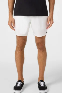 Perform Light Lined Elastic Waist 17" Hybrid Shorts - White | O'Neill