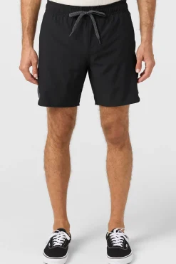 Perform Light Tech Panel Lined Elastic Waist 17" Hybrid Shorts - Black | O'Neill