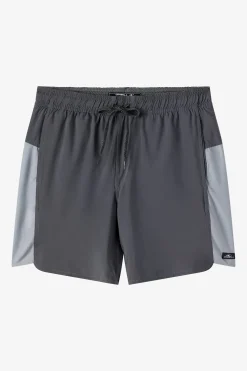 Perform Light Tech Panel Lined Elastic Waist 17" Hybrid Shorts - Graphite | O'Neill