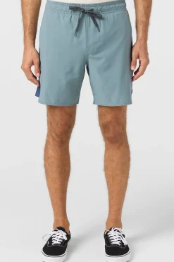 Perform Light Tech Panel Lined Elastic Waist 17" Hybrid Shorts - Trooper | O'Neill