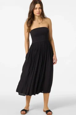 Piper Dress Midi Dress - Black | O'Neill