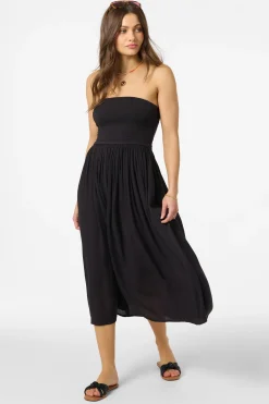 Piper Dress Midi Dress - Black | O'Neill