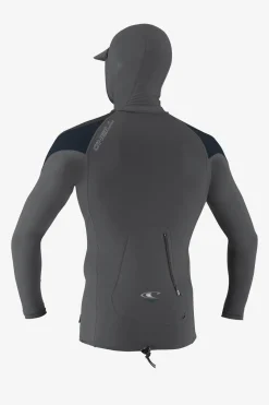 Premium O'zone Long Sleeve Rashguard W/hood - Smk Rvn | O'Neill