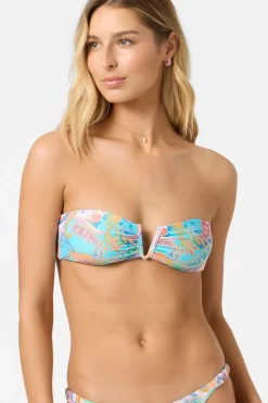 Presley Paisley Gold Coast Bandeau Top - Multi Clr | O'Neill