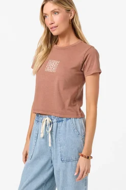 Radiant Fitted Tee - Carob Brown | O'Neill