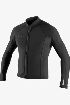 Reactor-2 1.5MM Front Zip Long Sleeve Jacket - Blk/blk | O'Neill