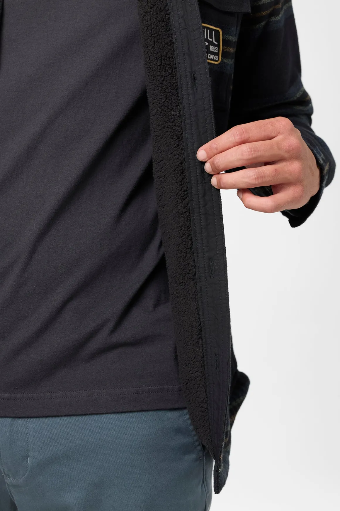 Redmond High Pile Lined Jacket - Black 2 | O'Neill