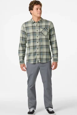 Redmond Plaid Flannel Standard Fit Long Sleeve Shirt - Sage | O'Neill