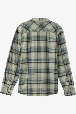 Redmond Plaid Flannel Standard Fit Long Sleeve Shirt - Sage | O'Neill
