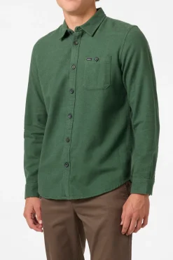 Regent Flannel Standard Fit Long Sleeve Shirt - Cilantro | O'Neill