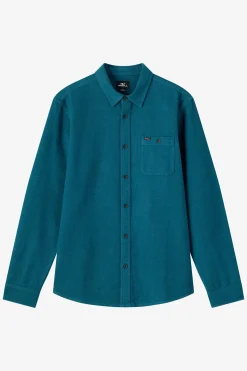 Regent Flannel Standard Fit Long Sleeve Shirt - Dark Slate | O'Neill