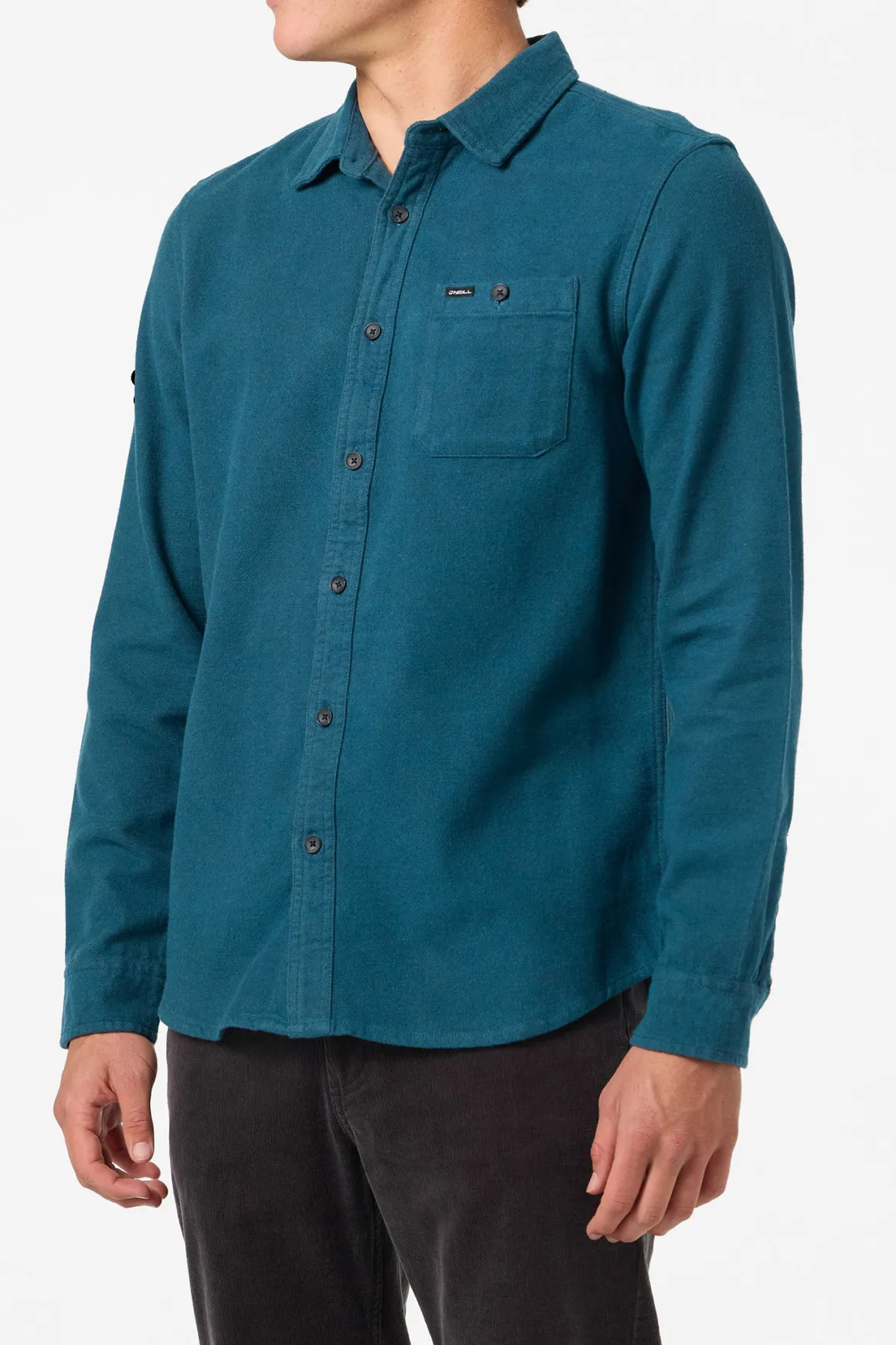 Regent Flannel Standard Fit Long Sleeve Shirt - Dark Slate | O'Neill