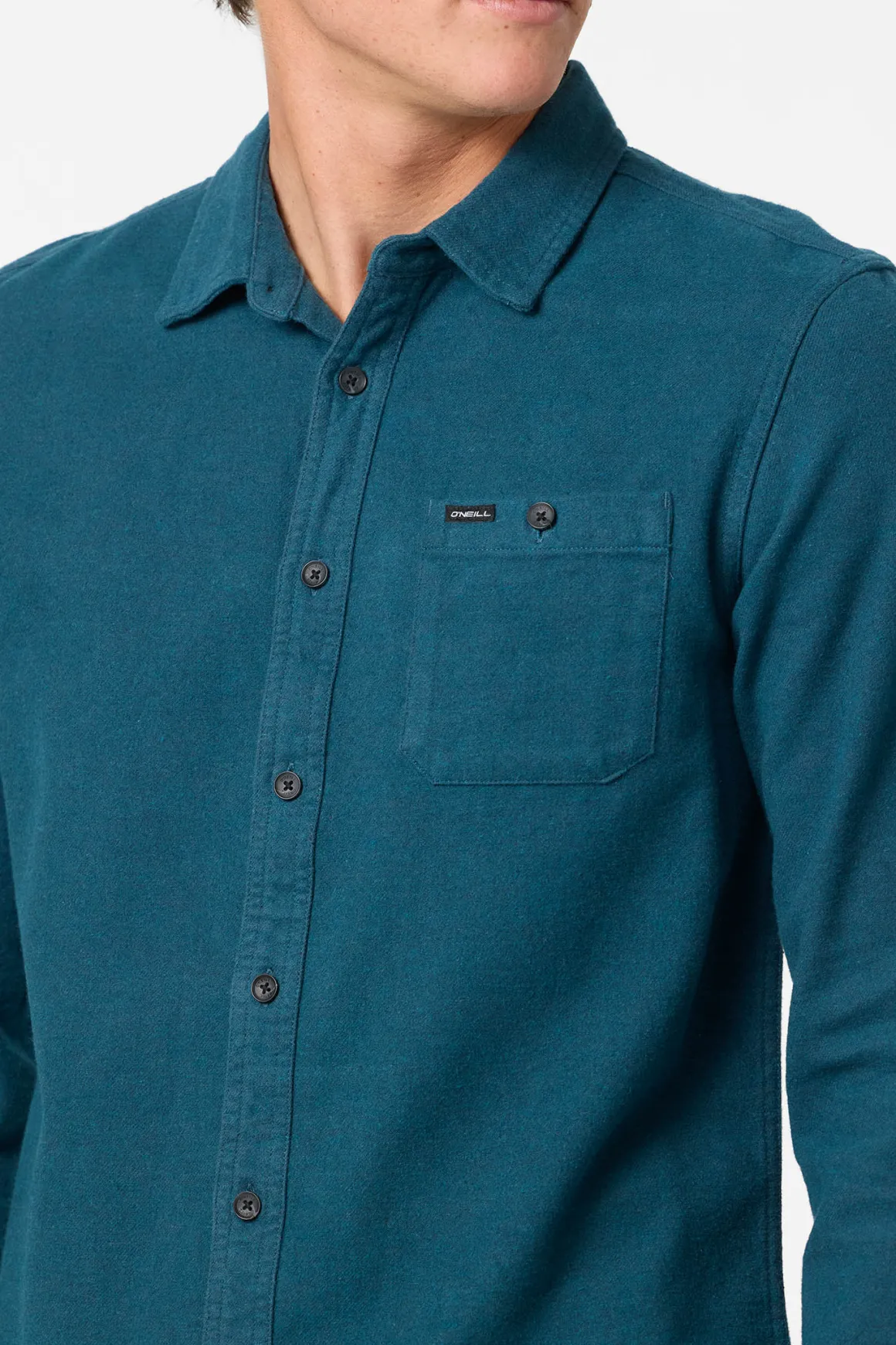Regent Flannel Standard Fit Long Sleeve Shirt - Dark Slate | O'Neill