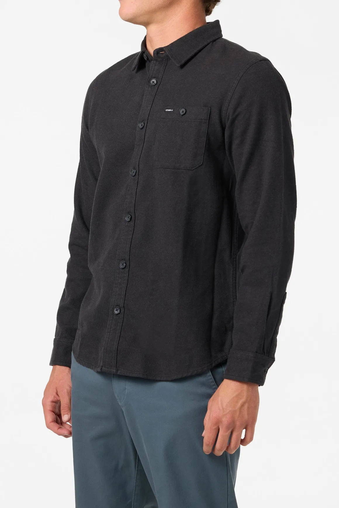 Regent Flannel Standard Fit Long Sleeve Shirt - Phantom | O'Neill