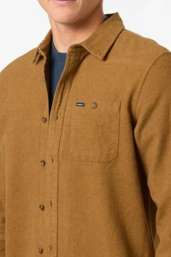 Regent Flannel Standard Fit Long Sleeve Shirt - Dark Khaki | O'Neill