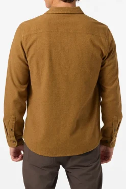 Regent Flannel Standard Fit Long Sleeve Shirt - Dark Khaki | O'Neill