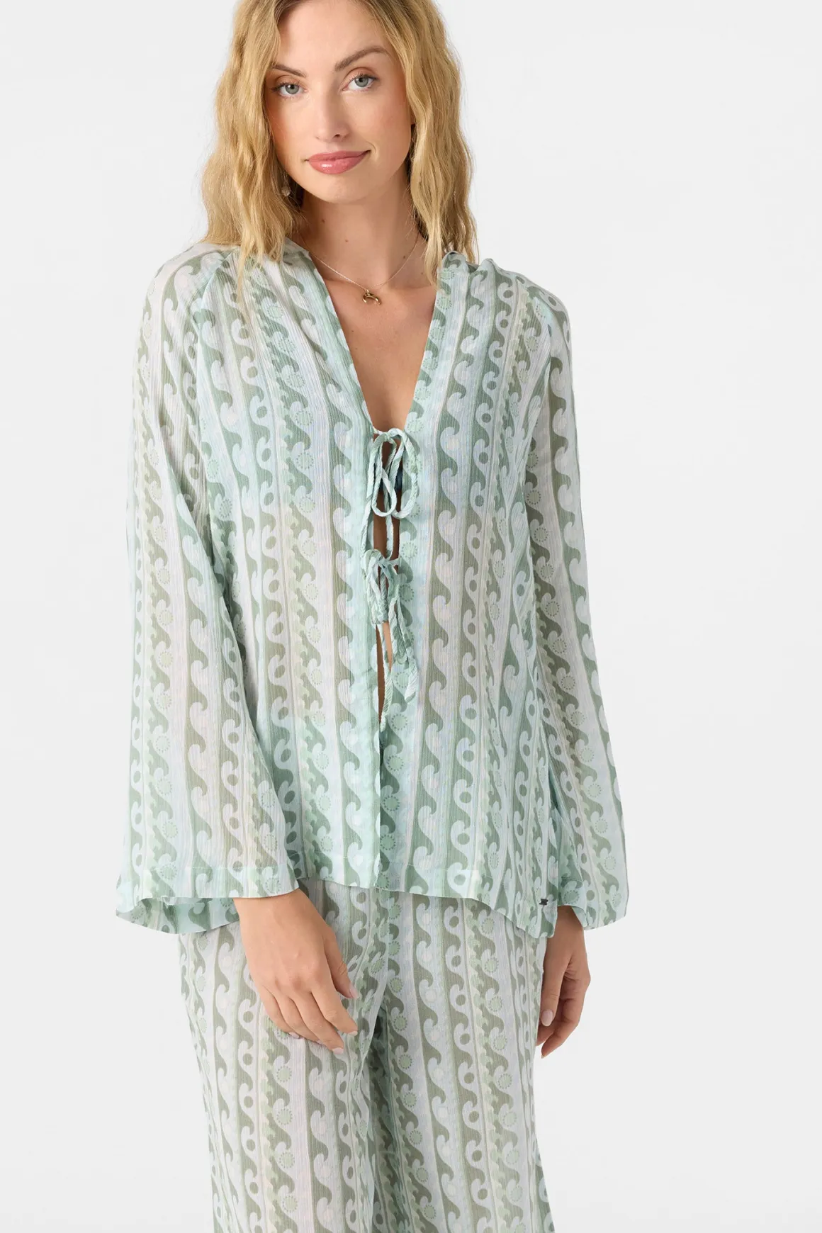 Regina Hoodie Printed Top - Starlight Blue | O'Neill