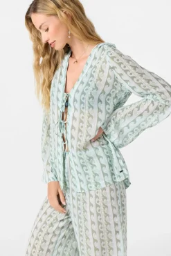 Regina Hoodie Printed Top - Starlight Blue | O'Neill