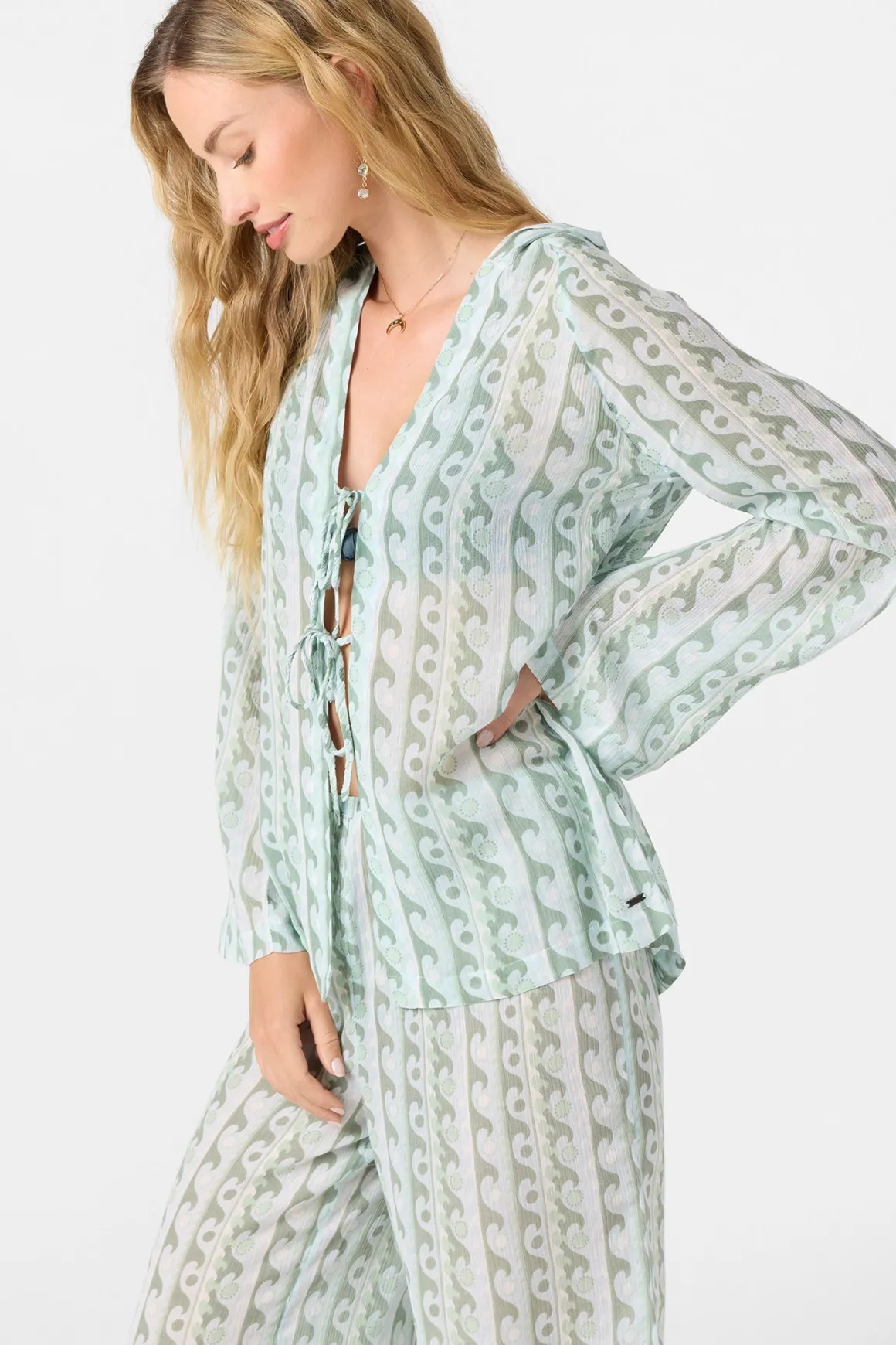 Regina Hoodie Printed Top - Starlight Blue | O'Neill