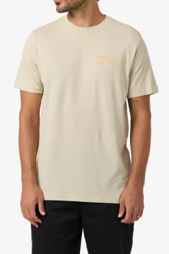 Relax Classic Tee Standard Fit Tee - Lt Khaki | O'Neill