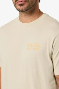 Relax Classic Tee Standard Fit Tee - Lt Khaki | O'Neill