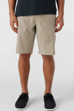 Reserve Light Check 21" Hybrid Shorts - Dark Khaki | O'Neill