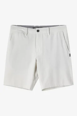 Reserve Light Check 19" Hybrid Shorts - Fog | O'Neill