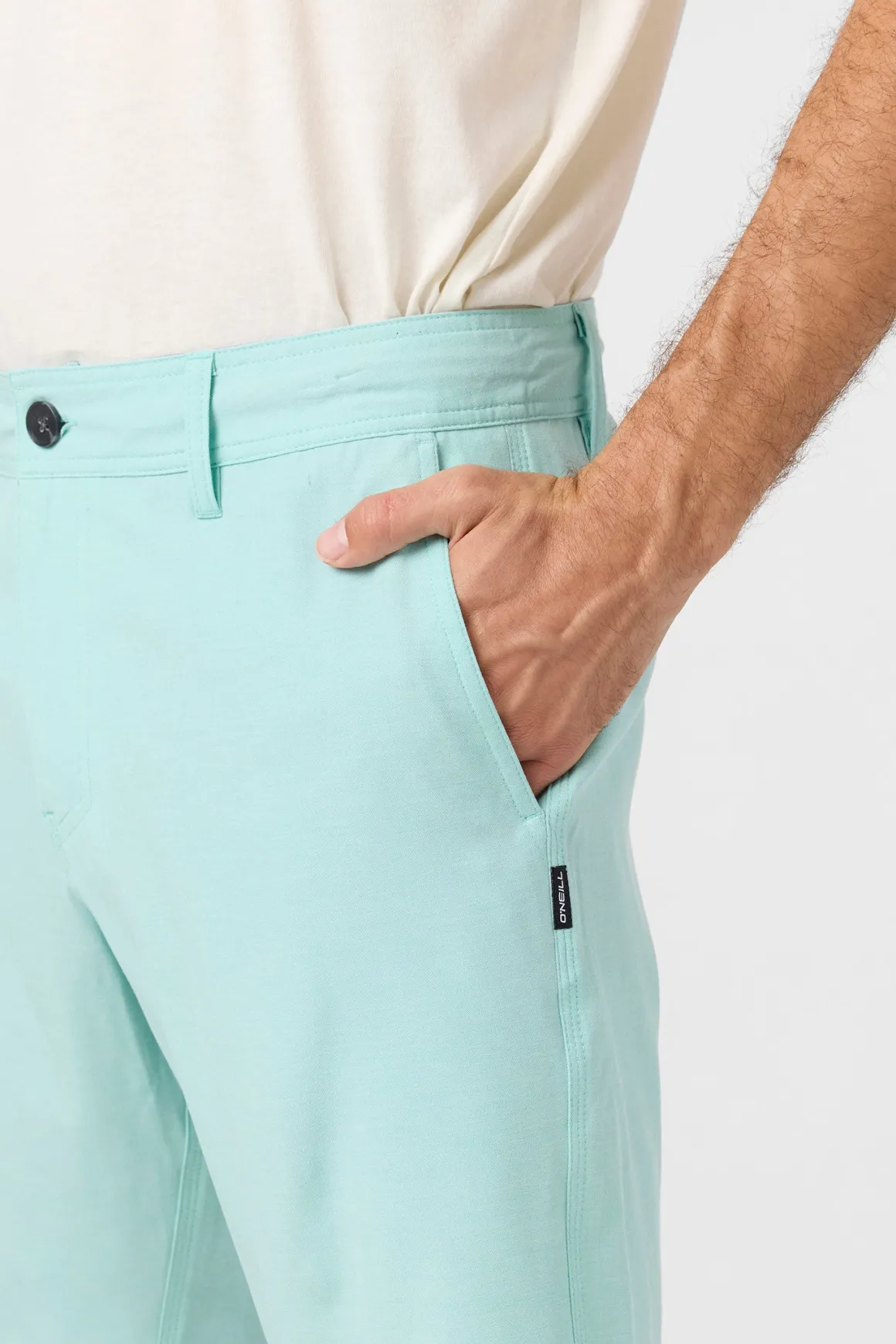 Reserve Light Check 19" Hybrid Shorts - Pastel Turquoise | O'Neill