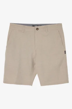 Reserve Light Check 19" Hybrid Shorts - Dark Khaki | O'Neill