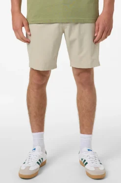 Reserve Light Check Elastic Waist 18"'' Hybrid Shorts - Lt Khaki | O'Neill