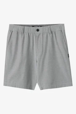 Reserve Light Check Elastic Waist 18"'' Hybrid Shorts - Dark Shadow | O'Neill
