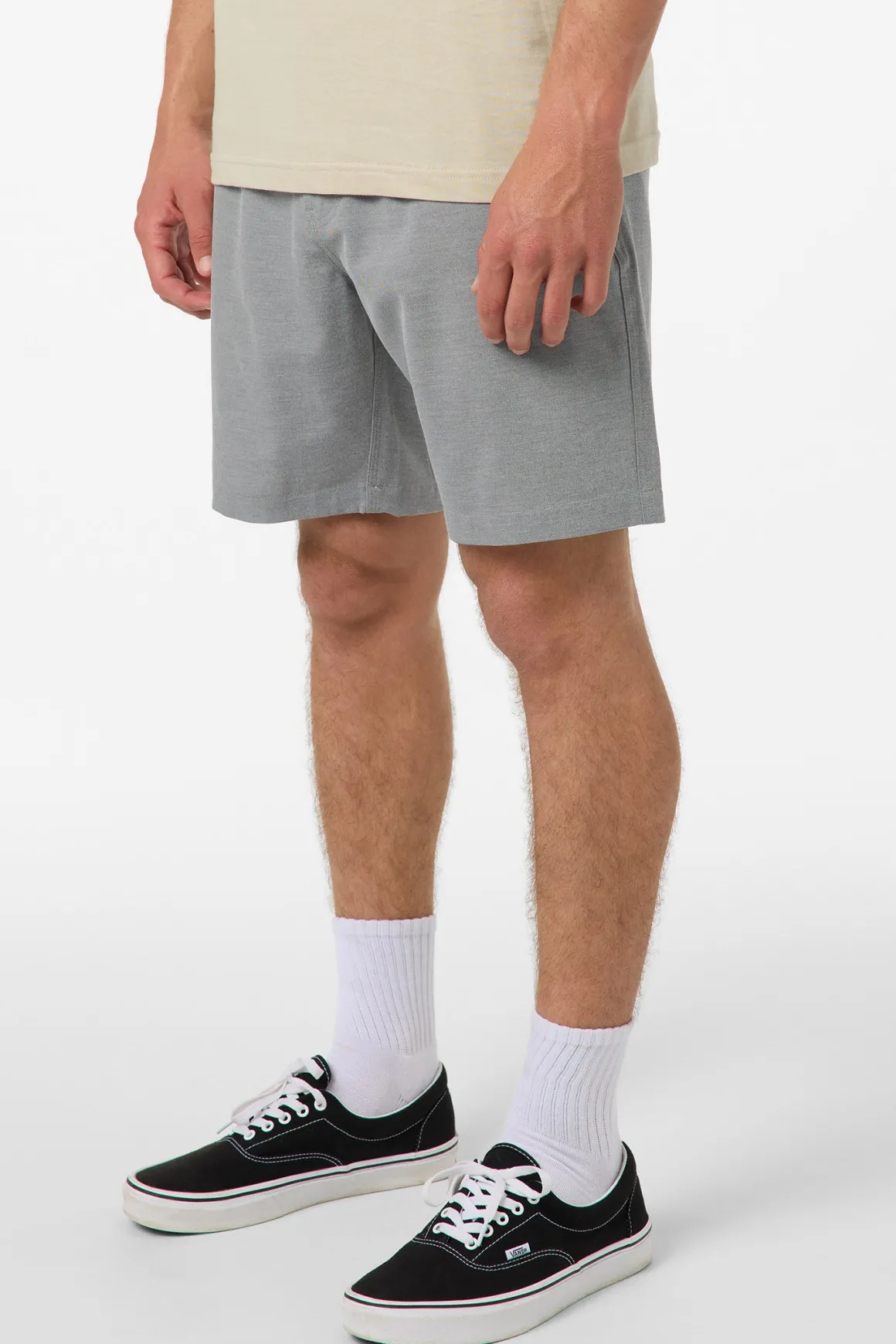 Reserve Light Check Elastic Waist 18"'' Hybrid Shorts - Dark Shadow | O'Neill