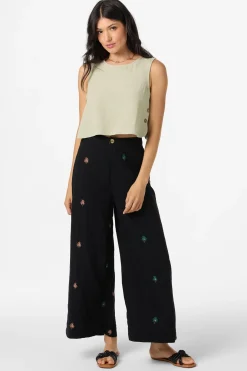 Rhodes Palm Beach Pants - Black | O'Neill