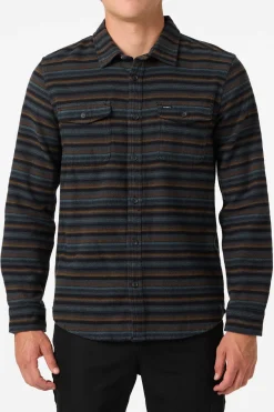 Richmond Flannel Ls Shirt Standard Fit Long Sleeve Shirt - Graphite | O'Neill
