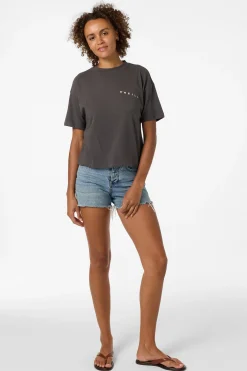 Rivi Hawaii Easy Tee - Washed Black | O'Neill