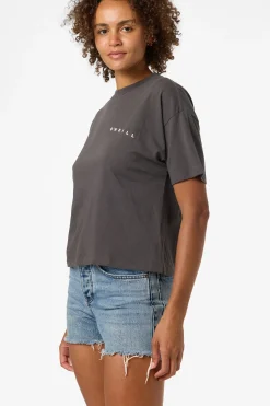 Rivi Hawaii Easy Tee - Washed Black | O'Neill