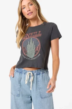 Road Trippin' Fitted Tee - Washed Black | O'Neill