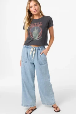 Road Trippin' Fitted Tee - Washed Black | O'Neill