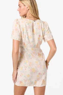 Robin Floral Mini Dress Short Dress - Tapioca | O'Neill